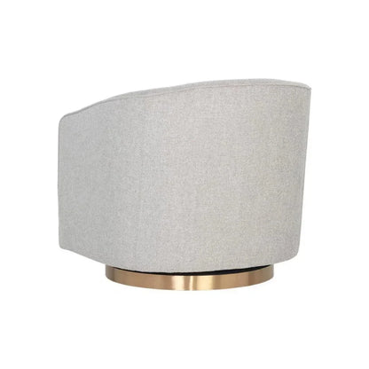 Hazel Fabric Swivel Lounge Chair - LOOMLAN - SUNPAN - Club Chairs