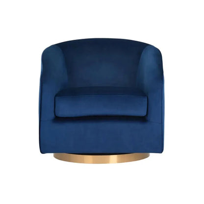 Hazel Fabric Swivel Lounge Chair - LOOMLAN - SUNPAN - Club Chairs