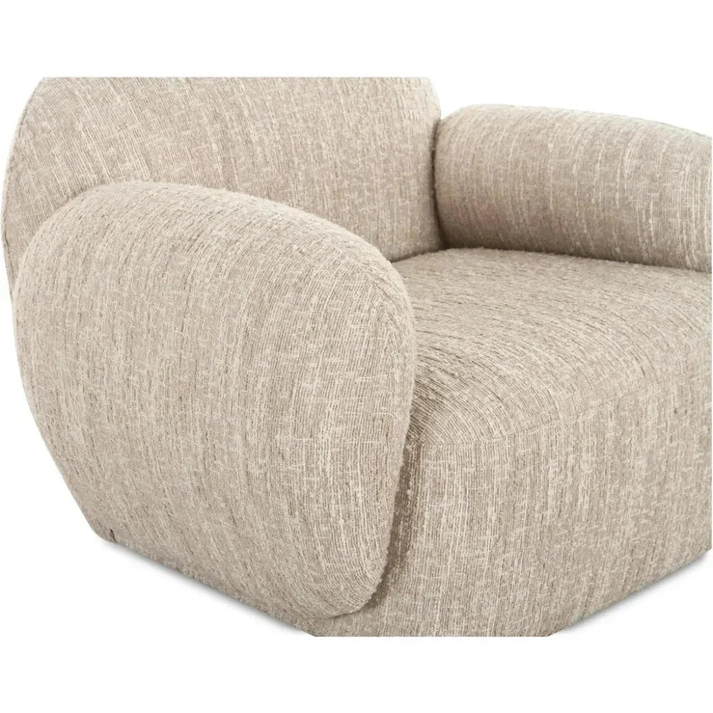 Hazel Modern Boucle Lounge Armchair-Lounge Chairs-Moe's Home-LOOMLAN