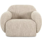 Hazel Modern Boucle Lounge Armchair-Lounge Chairs-Moe's Home-Off White-LOOMLAN