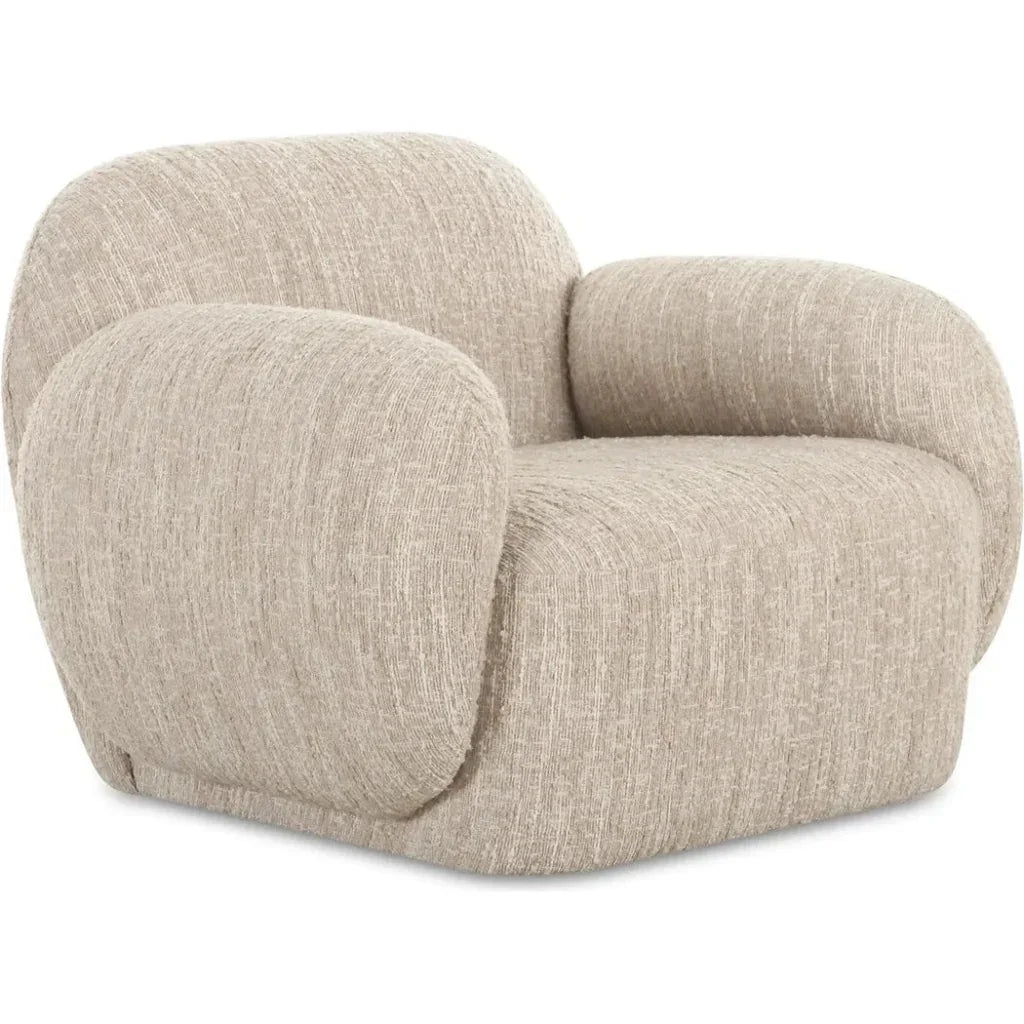 Hazel Modern Boucle Lounge Armchair-Lounge Chairs-Moe's Home-LOOMLAN