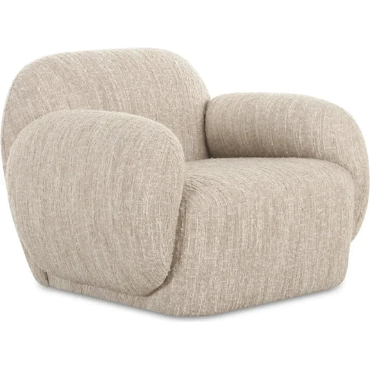 Hazel Modern Boucle Lounge Armchair-Lounge Chairs-Moe's Home-LOOMLAN