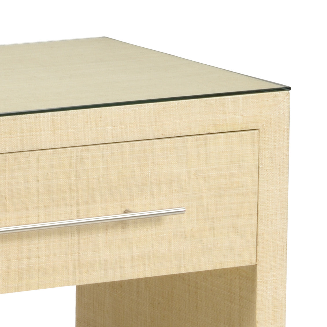 Hazel One Drawer Abaca Bedside Table