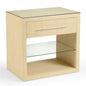 Hazel One Drawer Abaca Bedside Table