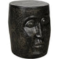 Head Side Table, Black Fiber Cement - LOOMLAN - Noir - Side Tables