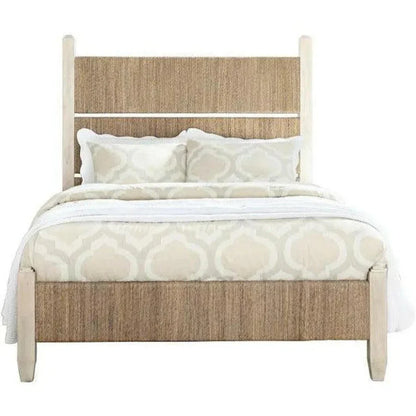 Headboard Graphite Natural Wooden Panel Bed - LOOMLAN - Panama Jack - Beds