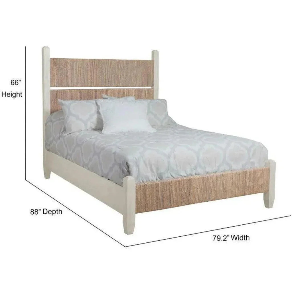 Headboard Graphite Natural Wooden Panel Bed - LOOMLAN - Panama Jack - Beds