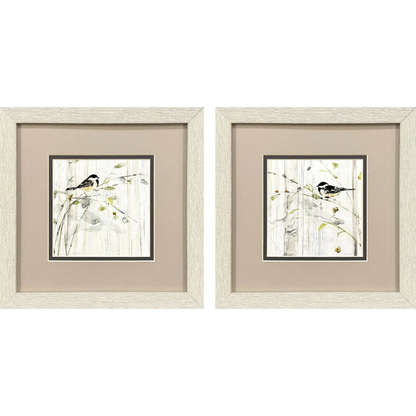 Heavenly Spring Black Framed Wall Art 2PC