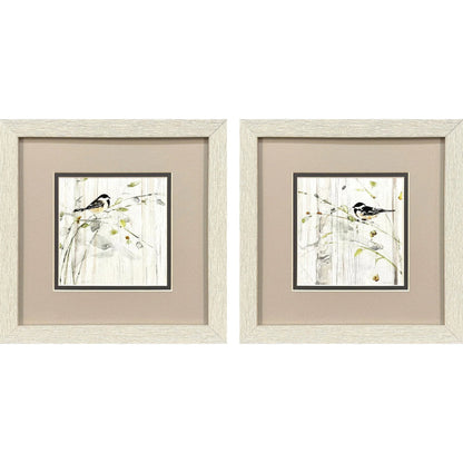 Heavenly Spring Black Framed Wall Art 2PC