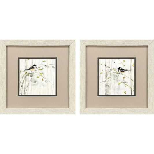 Heavenly Spring Black Framed Wall Art 2PC