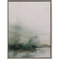 Heavy Fog I Green Canvas Art