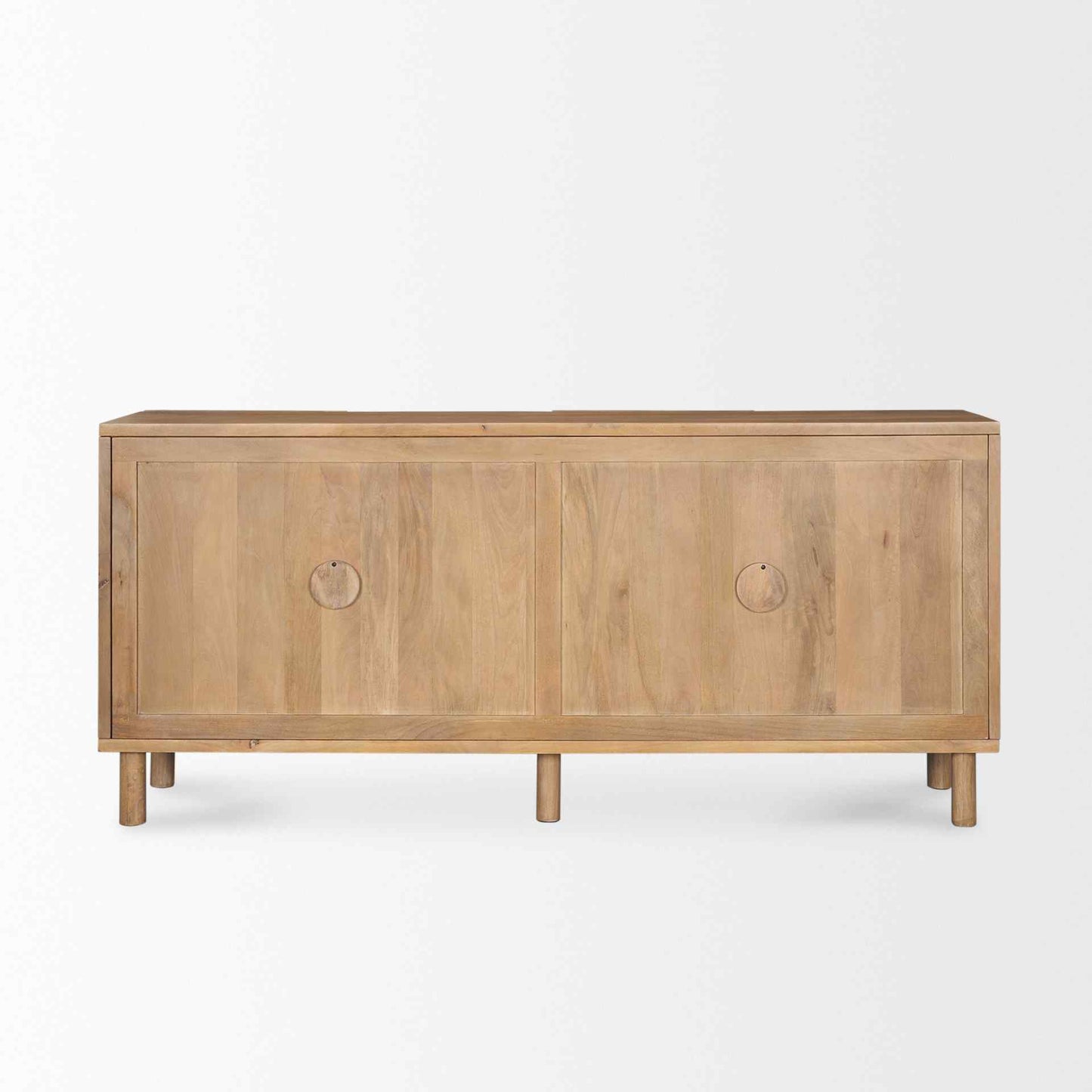 Heera Four Doors Wood Sideboard