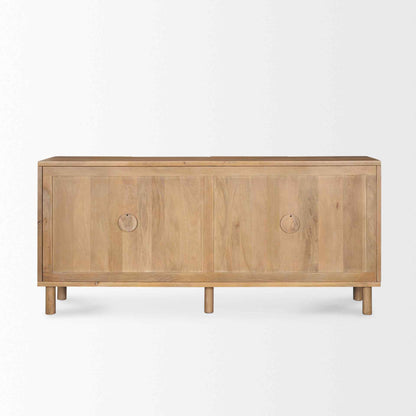 Heera Four Doors Wood Sideboard