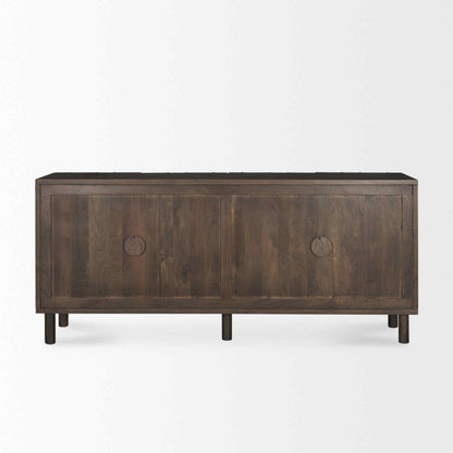 Heera Four Doors Wood Sideboard
