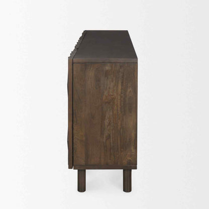 Heera Four Doors Wood Sideboard