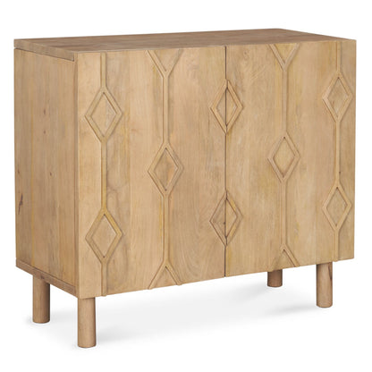 Heera Two Doors Wooden Accent Cabinet