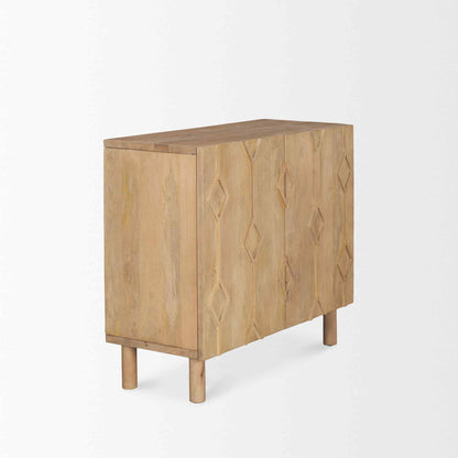 Heera Two Doors Wooden Accent Cabinet