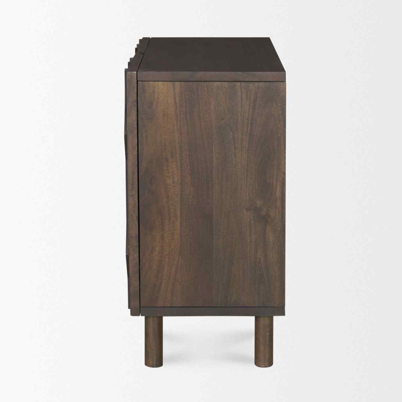 Heera Two Doors Wooden Accent Cabinet