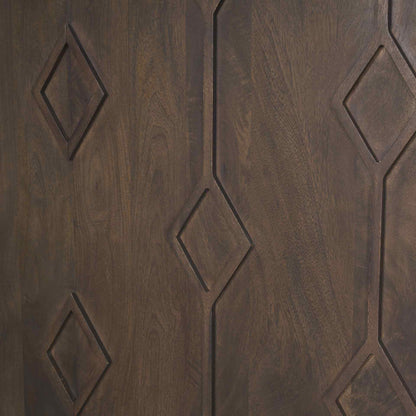 Heera Two Doors Wooden Accent Cabinet