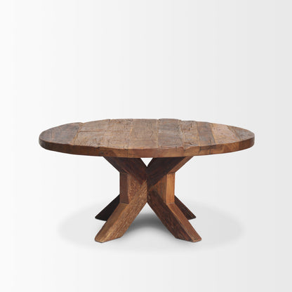 Heidi Wooden Round Coffee Table