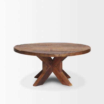 Heidi Wooden Round Coffee Table