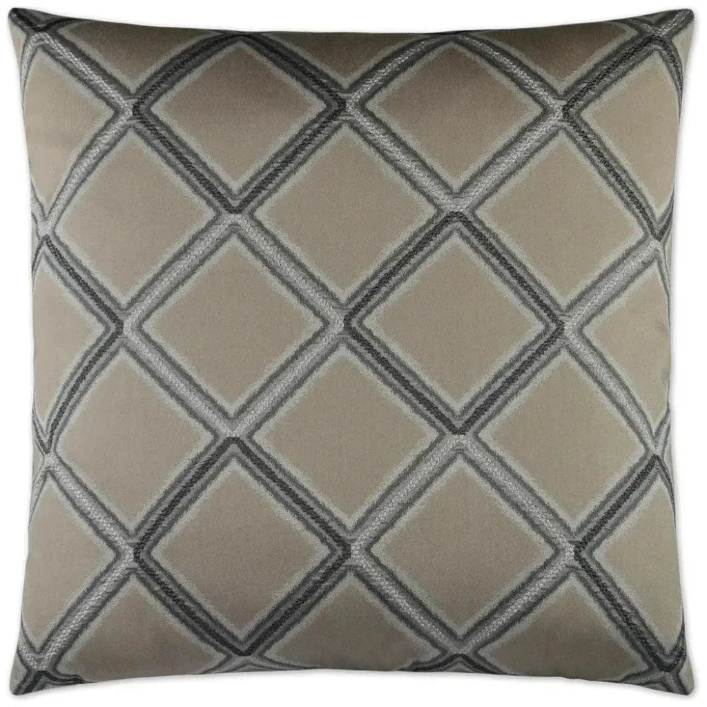 Hekla Granite Brown Throw Pillow With Insert - LOOMLAN - D.V. Kap - Throw Pillows