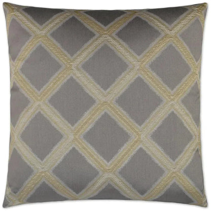 Hekla Patina Grey Throw Pillow With Insert - LOOMLAN - D.V. Kap - Throw Pillows