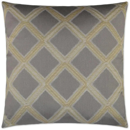 Hekla Patina Grey Throw Pillow With Insert - LOOMLAN - D.V. Kap - Throw Pillows