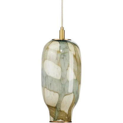 Helen Blue Glass Blown Pendant