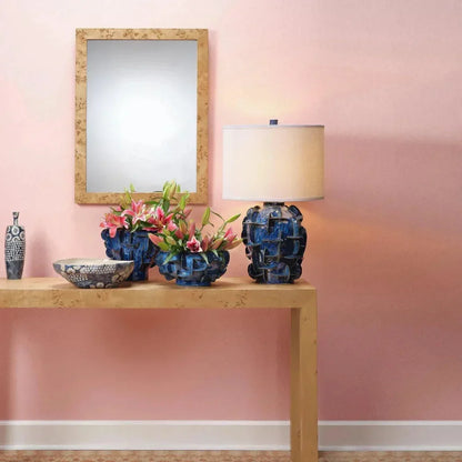 Helios Ceramic Beautiful Table Lamp - LOOMLAN - Jamie Young - Table Lamps