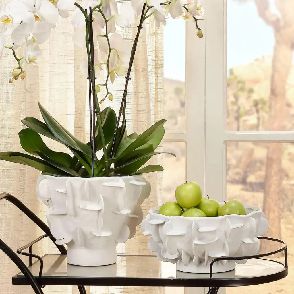 Helios Hand Formed Ceramic Vase - LOOMLAN - Jamie Young - Vases & Jars