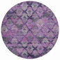 Helissa Purple Washable Indoor - Outdoor Rug - LOOMLAN - LOOMLAN Rugs - Outdoor Rugs