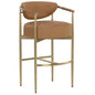 Heloise Leather Barstool - LOOMLAN - SUNPAN - Bar Stools