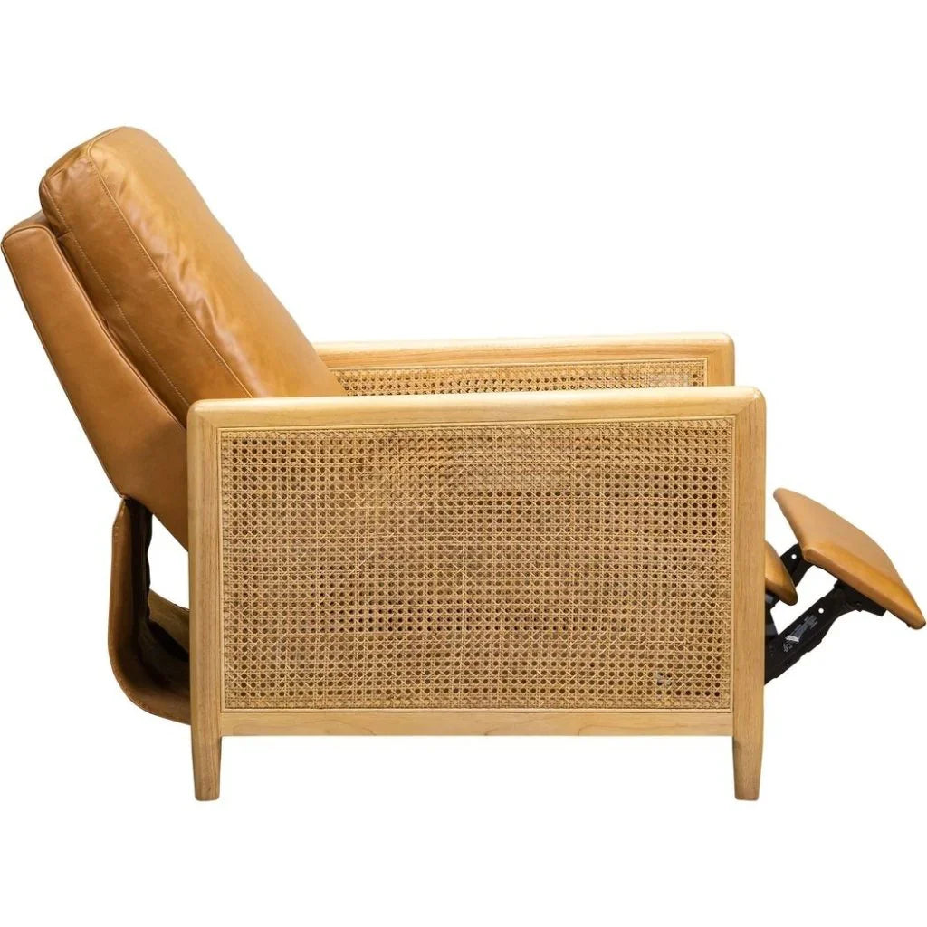 Hemingway Power Leather Recliner - LOOMLAN - Olivia + Quinn - Club Chairs