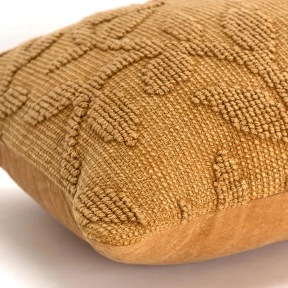 Hena Textured Decorative Lumbar Pillow For Couch - LOOMLAN - LOOMLAN - Throw Pillows