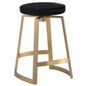 Hendrix Leather Swivel Counter Stool - LOOMLAN - SUNPAN - Counter Stools