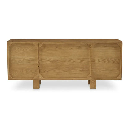 Henley Brown Solid Oak Ample Storage Sideboard - LOOMLAN - Moe's Home - Sideboards