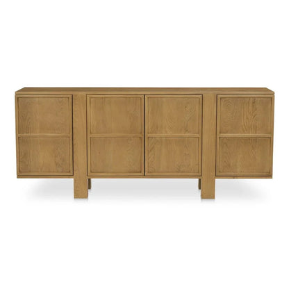 Henley Brown Solid Oak Ample Storage Sideboard - LOOMLAN - Moe's Home - Sideboards