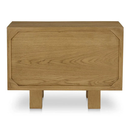 Henley Brown Solid Oak Drawer Nightstand - LOOMLAN - Moe's Home - Nightstands