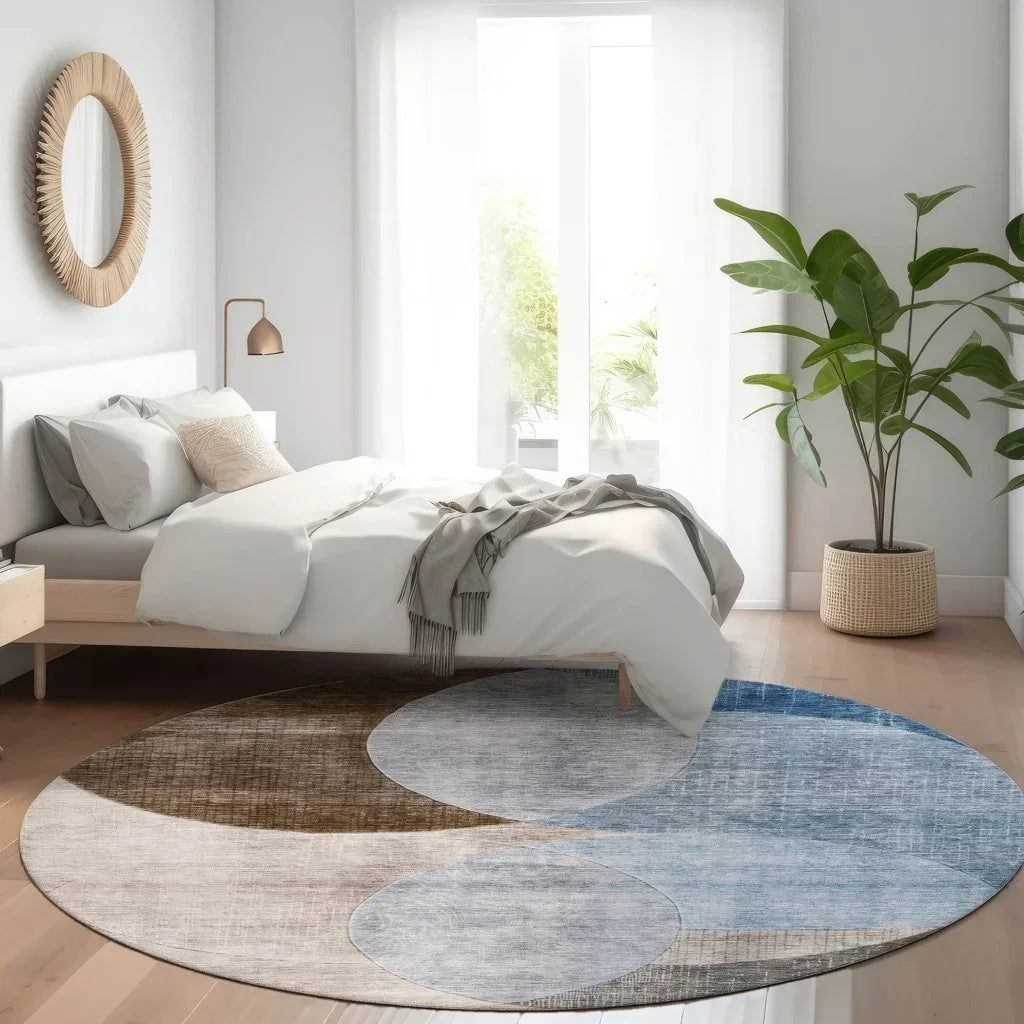 Henry Denim Washable Indoor - Outdoor Rug - LOOMLAN - LOOMLAN Rugs - Outdoor Rugs