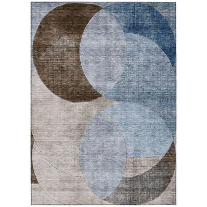 Henry Denim Washable Indoor - Outdoor Rug - LOOMLAN - LOOMLAN Rugs - Outdoor Rugs