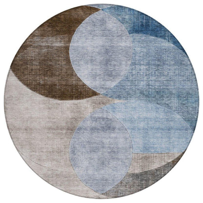 Henry Denim Washable Indoor - Outdoor Rug - LOOMLAN - LOOMLAN Rugs - Outdoor Rugs