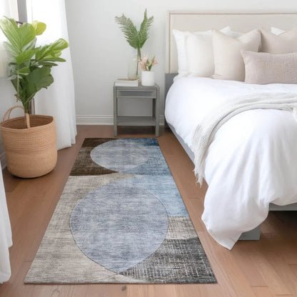 Henry Denim Washable Indoor - Outdoor Rug - LOOMLAN - LOOMLAN Rugs - Outdoor Rugs