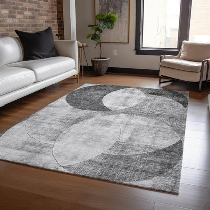 Henry Gray Washable Indoor - Outdoor Rug - LOOMLAN - LOOMLAN Rugs - Outdoor Rugs