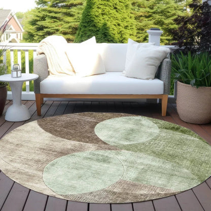Henry Green Washable Indoor - Outdoor Rug - LOOMLAN - LOOMLAN Rugs - Outdoor Rugs