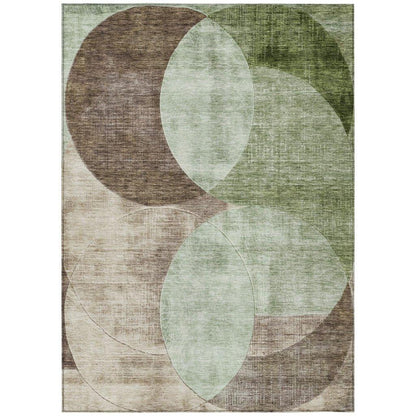 Henry Green Washable Indoor - Outdoor Rug - LOOMLAN - LOOMLAN Rugs - Outdoor Rugs