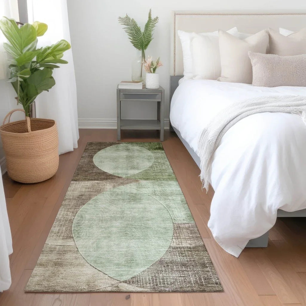 Henry Green Washable Indoor - Outdoor Rug - LOOMLAN - LOOMLAN Rugs - Outdoor Rugs