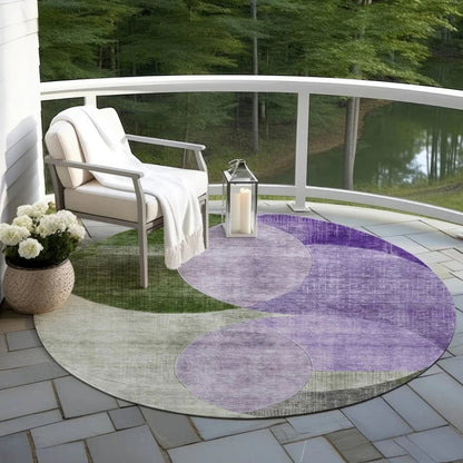 Henry Lavender Washable Indoor - Outdoor Rug - LOOMLAN - LOOMLAN Rugs - Outdoor Rugs
