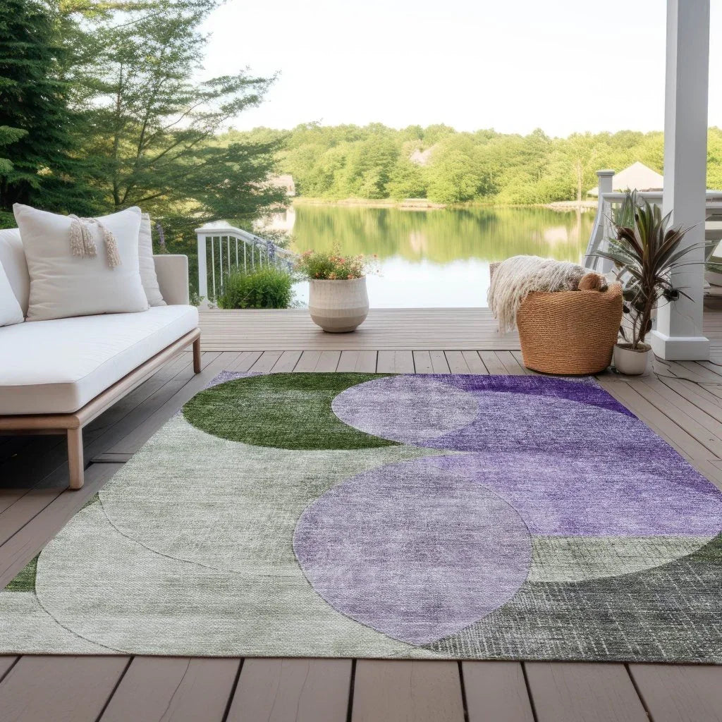 Henry Lavender Washable Indoor - Outdoor Rug - LOOMLAN - LOOMLAN Rugs - Outdoor Rugs