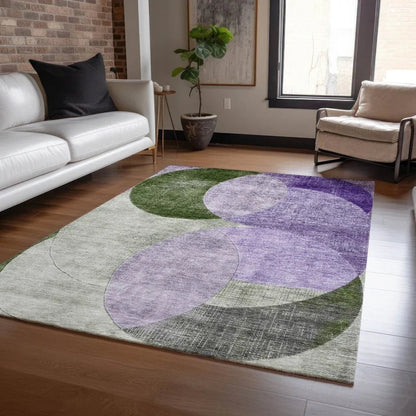 Henry Lavender Washable Indoor - Outdoor Rug - LOOMLAN - LOOMLAN Rugs - Outdoor Rugs
